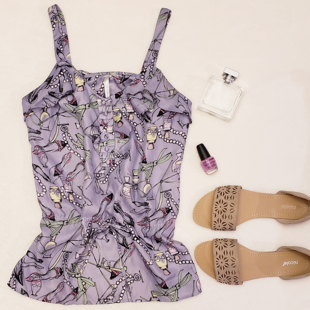 Lauren Conrad Purple Tanks